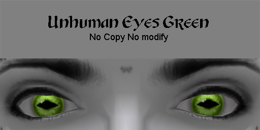 Eyes Unhuman - Green