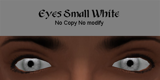 Eyes Small - White