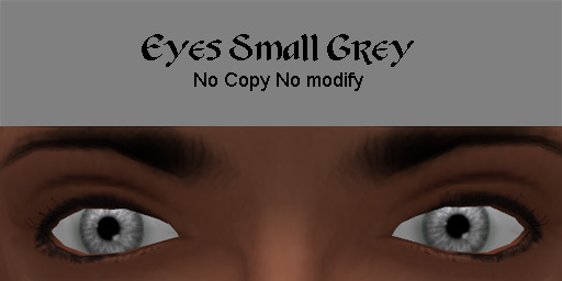 Eyes Small - Light Grey