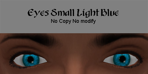 Eyes Small - Light Blue