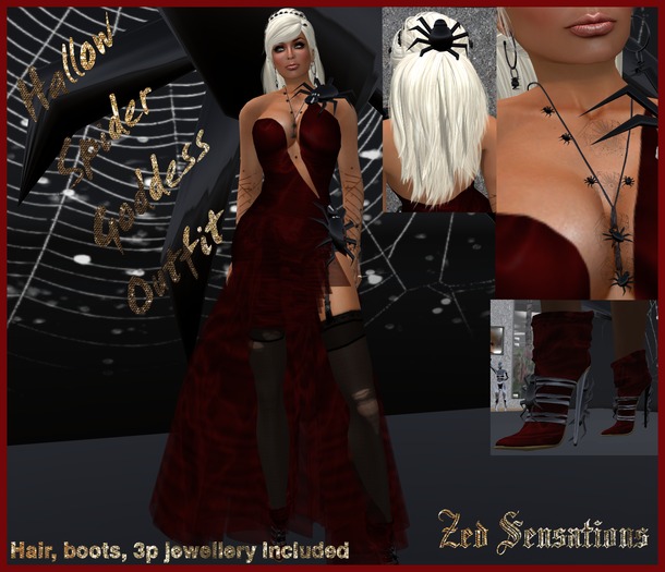 Hallow Spider Goddess Full Outfit