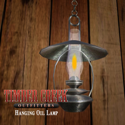 [Timber Creek] Hanging Tin Oil Lamp-Boxed