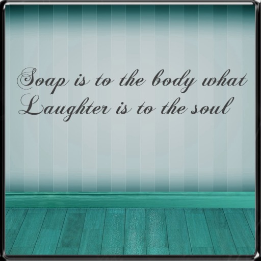*~LT~* Soap to the body Wall Art Decal