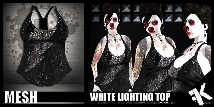 FK! - White Lightning Top