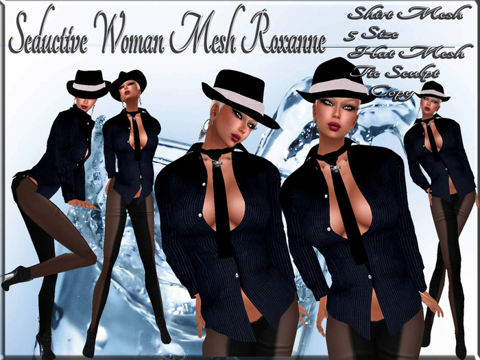 LSR - Outfit Seductive Woman Mesh Roxanne Black