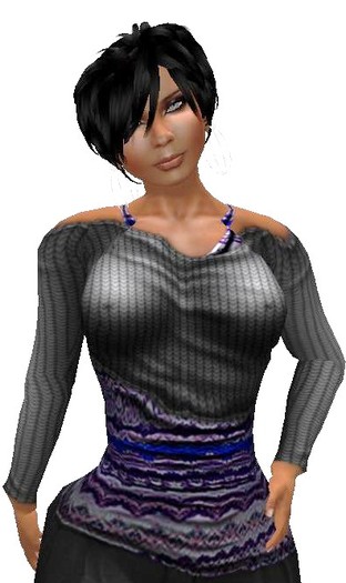 Delighted sweater-grey