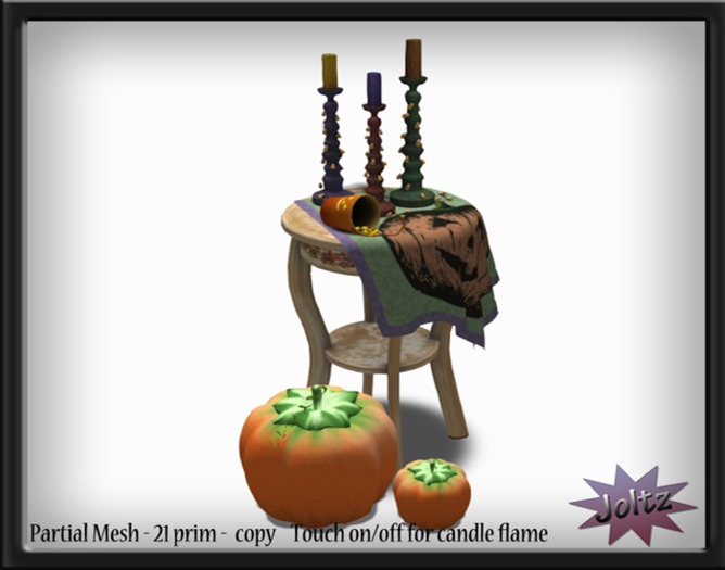 *Joltz*  Halloween CandyCorn Table