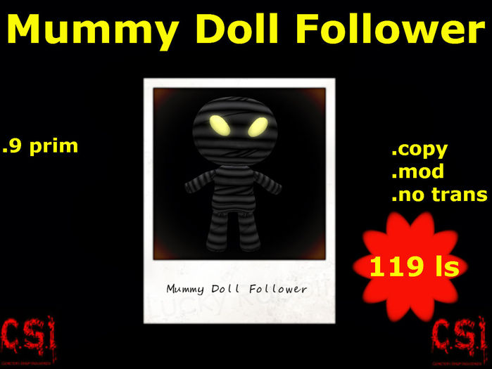 Mummy Doll Follower  (box)