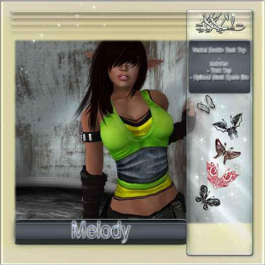 =KKC!= Vested Double Tanktop - Melody