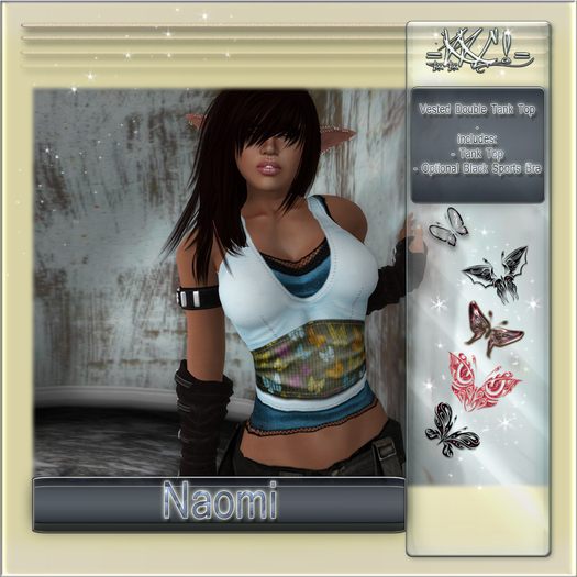 =KKC!= Vested Double Tanktop - Naomi