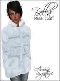 Amour Signature - Bella MESH Snow Coat - Powder Blue