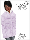 Amour Signature - Bella MESH Snow Coat - Violet