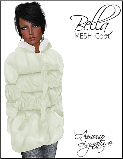 Amour Signature - Bella MESH Snow Coat - L/Graze