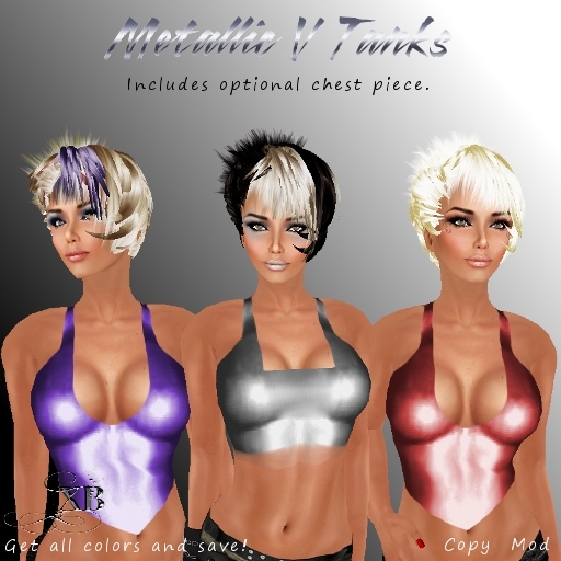 Metallic V Tanks All Color Pack