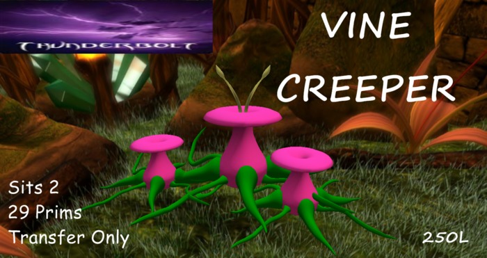 Green Vine Creeper Pink