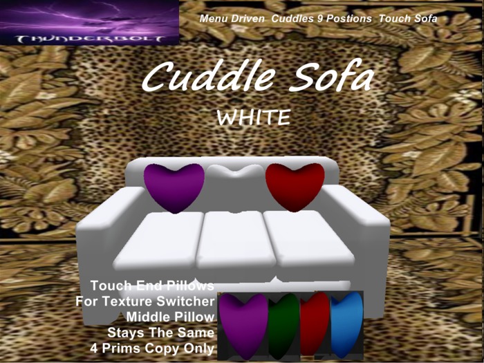 Cuddle Sofa White