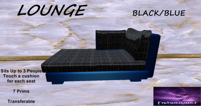 Lounge Black/Blue 