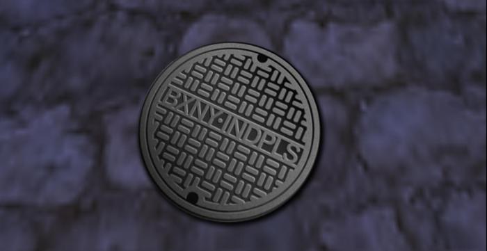 MANHOLE cover full perms texture