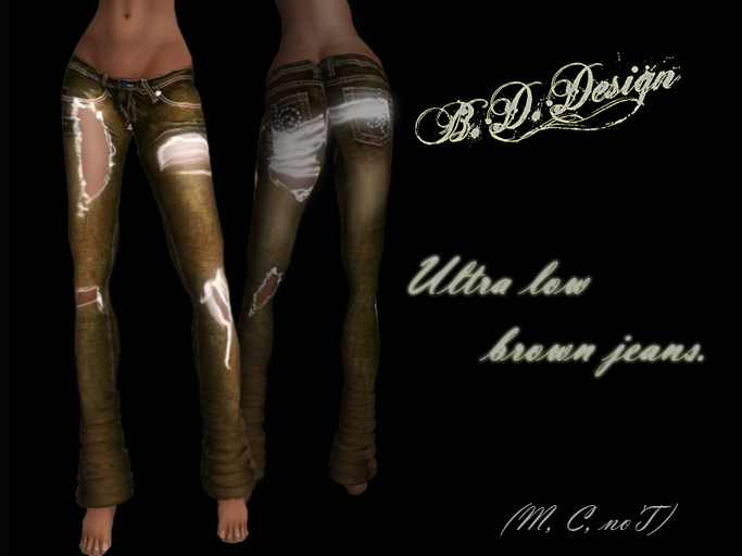 .::B.D.Design::. ultra low jeans brown