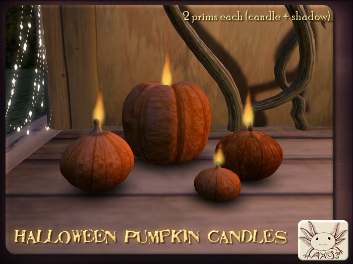 =Axo's= Halloween Pumpkin Candles