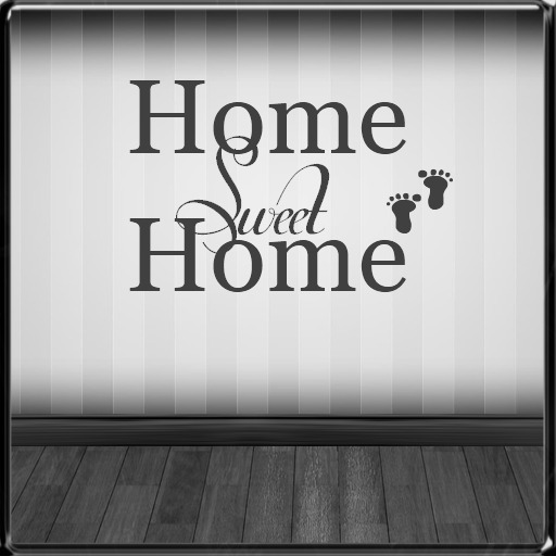 *~LT~* Home Sweet Home Wall Art Decal