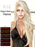=DeLa*= Mesh Hair "Hanna" Red