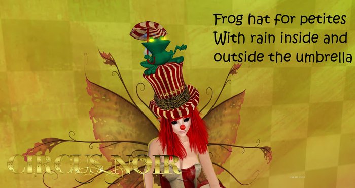 Frog hat for Petites