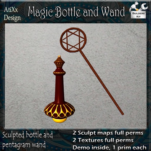 -AtiXx- Magic Bottle and Wand 