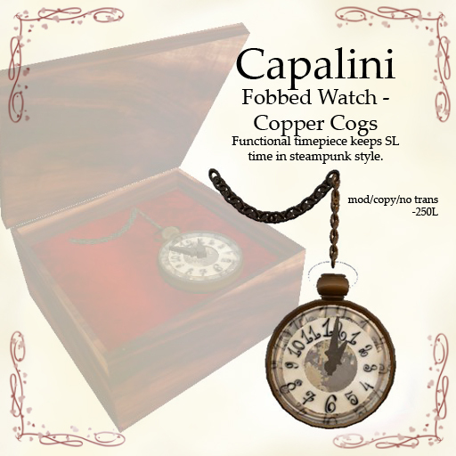 CFF - Fobbed Watch - Copper Gears