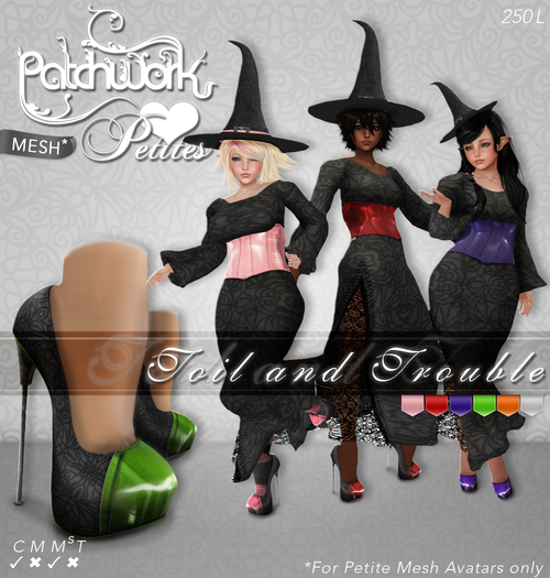 PWH Petites Toil n Trouble Red