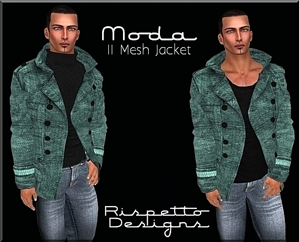 Rispetto Designs - Moda II MESH Jacket - Teal