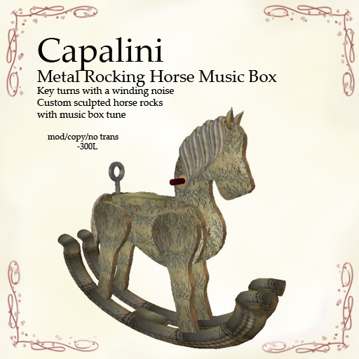 CFF - Music Box - Metal Rocking Horse