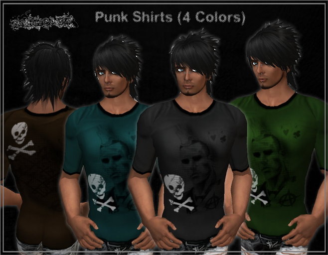::DarKCatZ:: Punk Shirts (4 Colors)