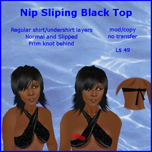 Nip Sliping Black top