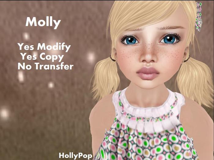 HollyPop - Molly Child Shape & Styling Card