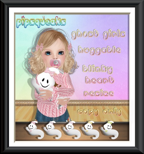 {PiP} Girl Ghost Pink Huggable RESIZE