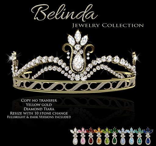Exquisite Belinda Tiara Gold