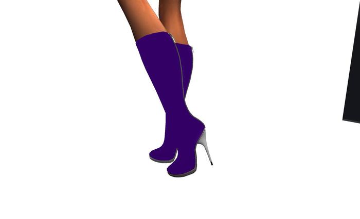 ~TB~ Purple Zipped Boots