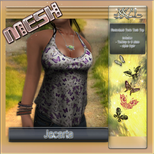 =KKC!= Rackerback Tunic Tank Top - Jacarta