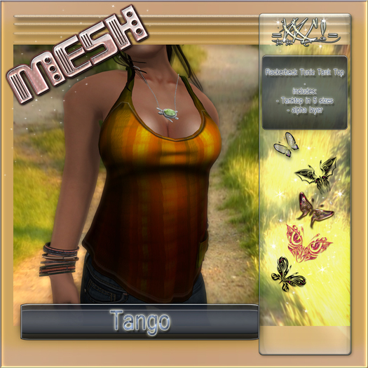 =KKC!= Rackerback Pocket Tunic Tank Top - Tango