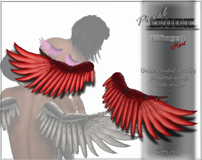 ~PIXEL ENGINE~Wings Red
