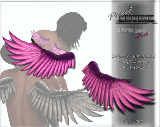 ~PIXEL ENGINE~Wings Pink