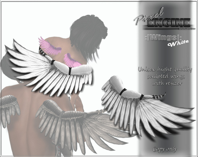 ~PIXEL ENGINE~Wings White