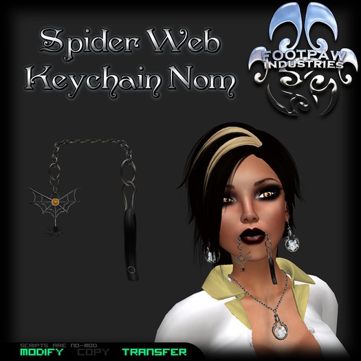 [FPI] Spider Web Keychain Nom