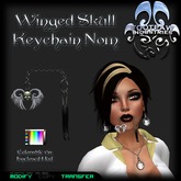 [FPI] Winged Skull Keychain Nom