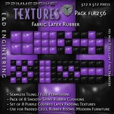 [FLR256] 8 Purple Latex and Black Latex Cushion Textures Purple Latex Textures Vinyl Textures by E&D ENGINEERING