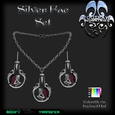 [FPI] Silver Fae Jewelry Set with Necklace & Earrings