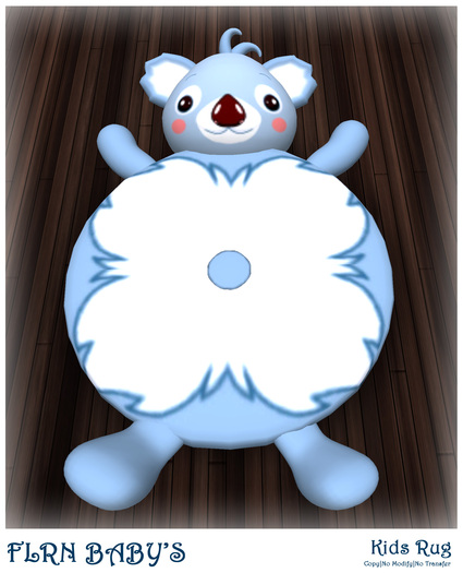 FLRN BABY'S - Koala Blue Kids Rug