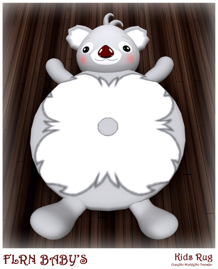 FLRN BABY'S - Koala Gray Kids Rug