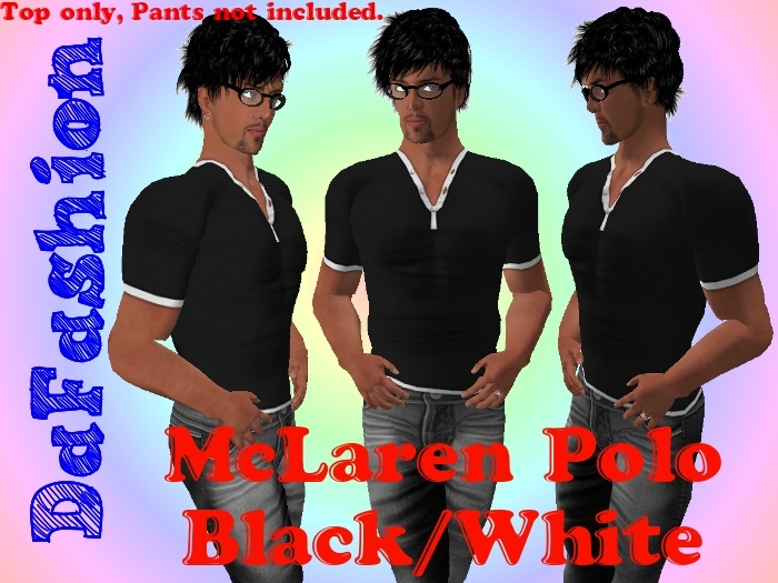 DaFashion McLaren Polo B&W
